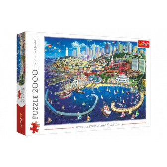 Trefl Puzzle Záliv v San Francisku 2000 dílků