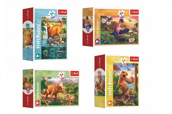 Trefl Minipuzzle 54 dílků Dinosauři