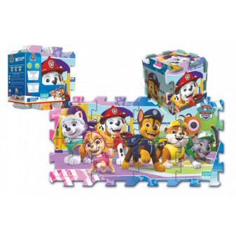 Trefl Pěnové puzzle Paw Patrol/Tlapková patrola 32x32x1cm 8ks v sáčku 2+