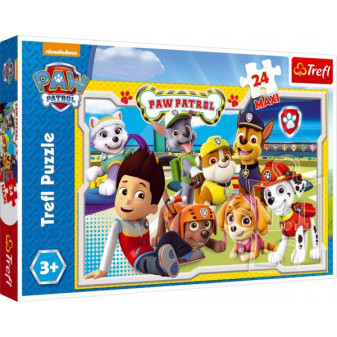Trefl Puzzle Paw Patrol/Tlapková patrola MAXI 24ks 60x40cm v krabici