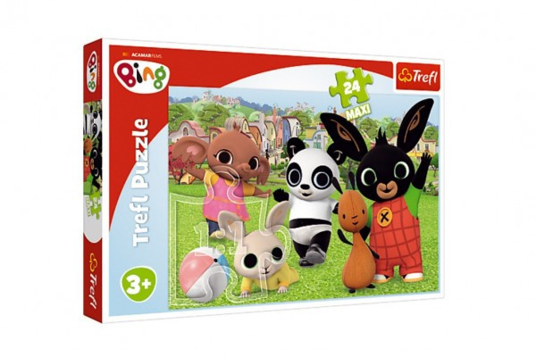 Trefl Puzzle Maxi 24 dílků Bing Bunny Zábava v parku