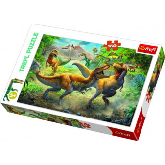 Trefl Puzzle Dinosauři/Tyranosaurus 41x27,5cm 160 dílků v krabici 29x19x4cm