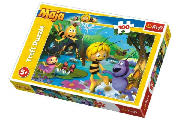 Trefl Puzzle Včelka Mája s přáteli 100 dílků  v krabici
