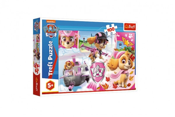 Trefl Puzzle Paw Patrol/Tlapková patrola Skye v akci 100 dílků