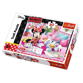 Trefl 118217 puzzle Minnie a Daisy Disney 27x20cm 30 dílků