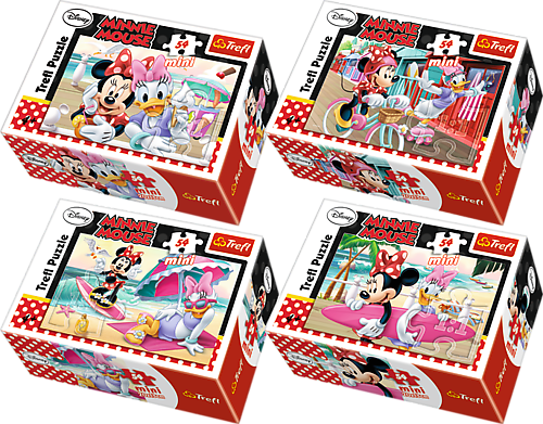 Trefl 154130 minipuzzle Minnie & Daisy 54 dílků