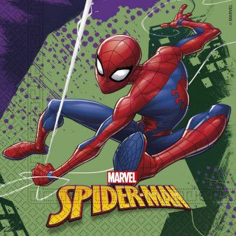 Párty papírové ubrousky Spiderman 20 ks