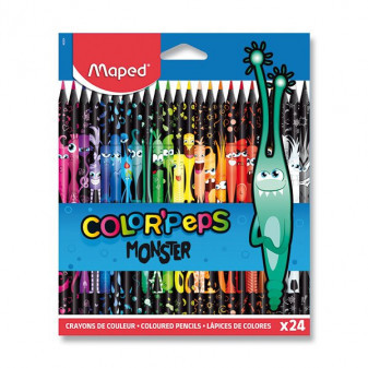 Maped Pastelky Maped Color'Peps Monster - 24 barev