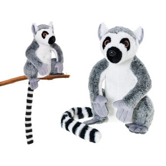 Lemur plyšový 35cm sedící 0m+ v sáčku