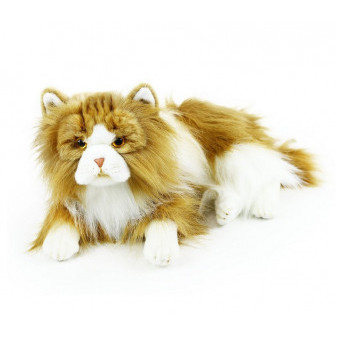 Plyšová kočka perská ležící 35 cm