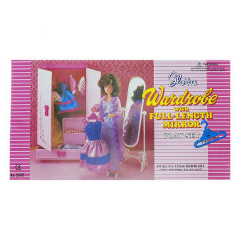 Glorie šatní skříň pro panenky typu Barbie