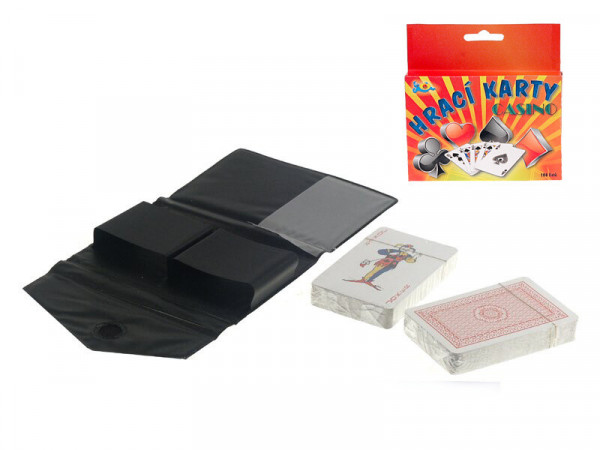 Hrací karty  108 ks v pouzdru canasta kanasta