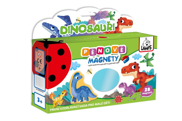 Pěnové magnety  -  Dinosauři