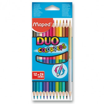 Maped Pastelky trojboké Color'Peps Duo  oboustranné - 24 barev