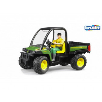 Bruder 2490 Zelené AUTO JOHN DEERE Gator XUV 855D s řidičem