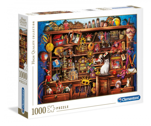 Clementoni 39512 Puzzle Starý ochod s hračkami 1000 dílků