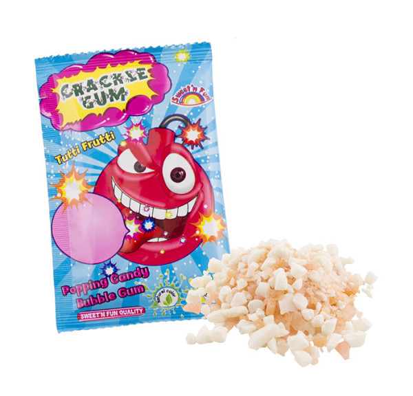 Crackle Gum Tutti Frutti - práskací prášek se žvýkačkou 10g