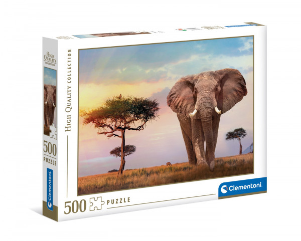 Clementoni 35096 Puzzle Africký západ slunce 500 dílků