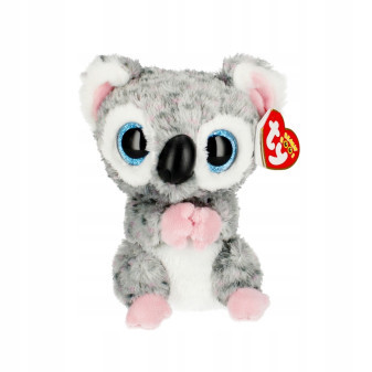 TY Beanie Boos KARLI - šedá koala 15 cm