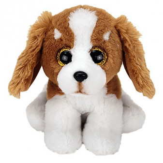 TY Beanie Beanie Babies BARKER - spaniel dog - 15cm