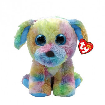 TY Beanie Babies MAX - vícebarevný pes 15 cm