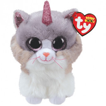 TY Beanie Boos ASHER - kočka s rohem 24 cm