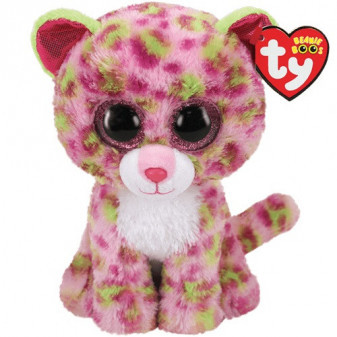 TY Beanie Boos LAINEY - růžový leopard 24 cm