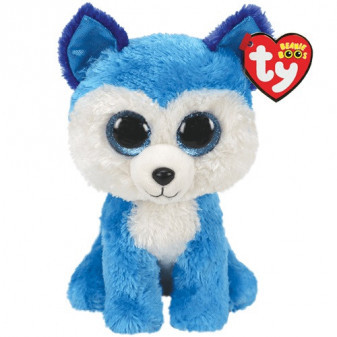 TY Beanie Boos PRINCE - modrý husky 24 cm