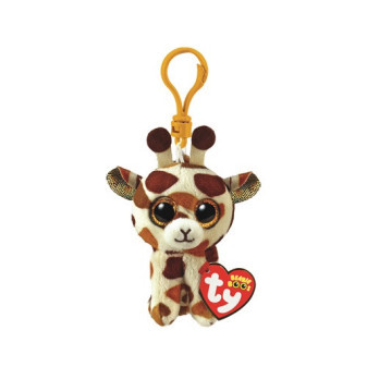 TY Beanie Boos STILTS - hnědá žirafa clip 8,5cm