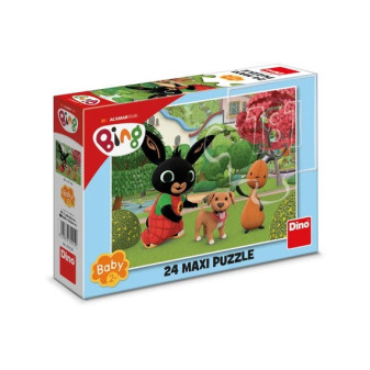 Dino Puzzle Bing s pejskem 24 dílků maxi