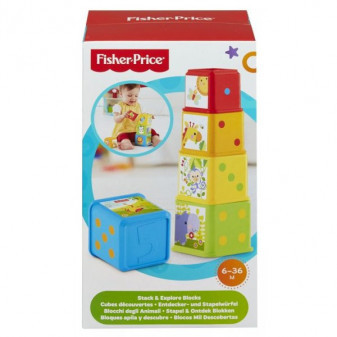 Mattel FP Zvířátková věž pyramida baby Fisher Price CDC52