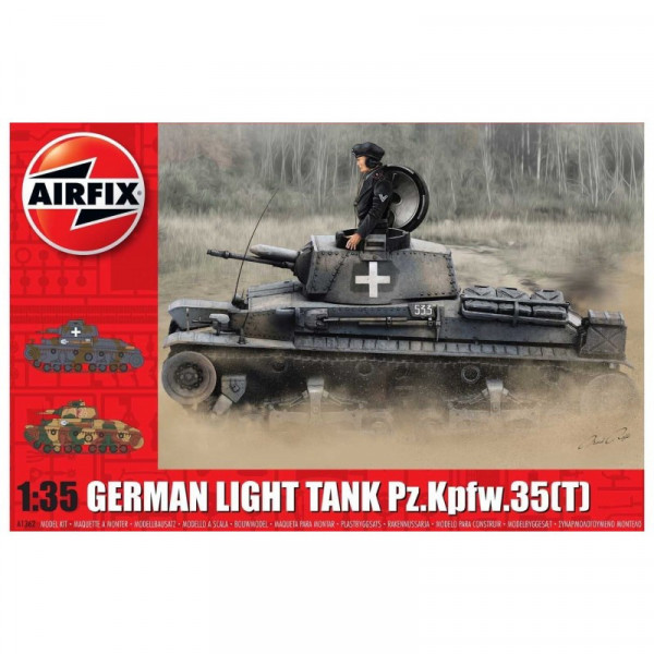 Airfix Classic Kit tank A1362 - German Light Tank Pz.Kpfw.35(t) (1:35)