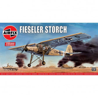 Airfix A01047V Classic Kit VINTAGE letadlo - Fiesler Storch (1:72)