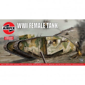 Airfix Classic Kit VINTAGE tank A02337V - WWI Female Tank (1:76)