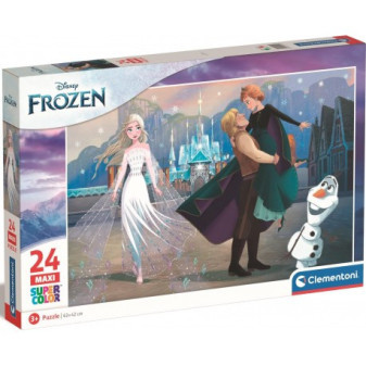 Clementoni 24242 puzzle SuperColor 24 maxi Frozen/Ledové království 2
