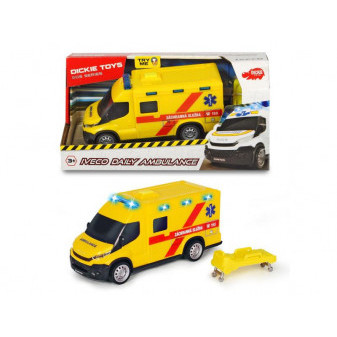Dickie Ambulance Iveco česká verze 18cm na baterie