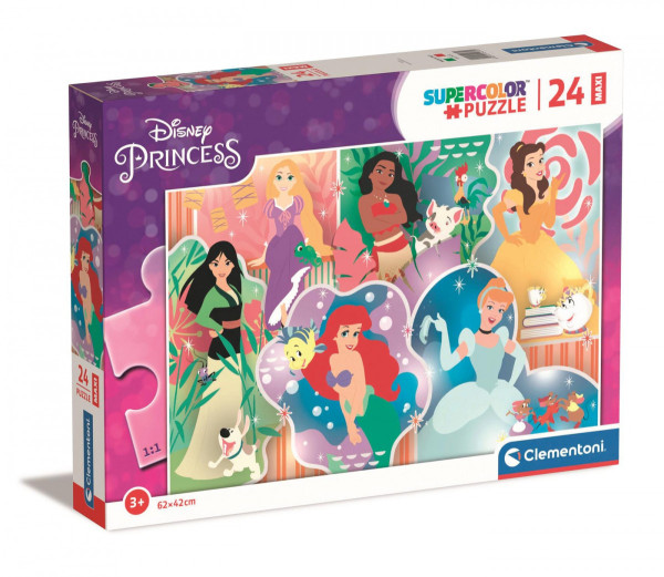 Clementoni 24232 Maxi Puzzle Disney Princezny 30 dílků