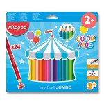 Maped Pastelky Maped Color'Peps Jumbo - 24 barev, trojhranné