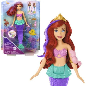 Mattel Disney Princess Plavající malá mořská víla Ariel HPD43