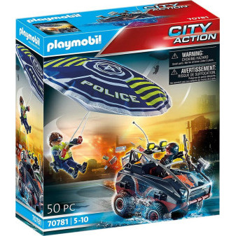 Playmobil® City Action 70781 Policejní padák: Pronásledování obojživelného vozidla