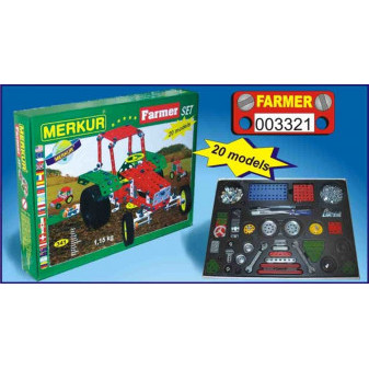 Merkur  Farmer set 20 modelů 341 dílků
