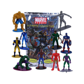 Figurka Superheroes Marvel -  sáček 1 figurka + 12 samolepek