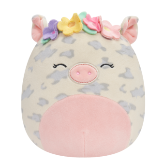 SQUISHMALLOWS Strakaté prasátko s čelenkou - Rosie ,  20 cm