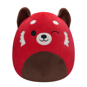 SQUISHMALLOWS Mrkající panda červená - Cici,  20 cm