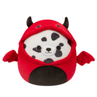 SQUISHMALLOWS Dalmatin v kostýmu čerta - Dustin, 20 cm