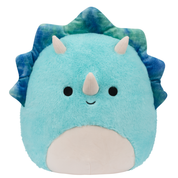 SQUISHMALLOWS Fuzz-A-Mallows Triceratops - Malik, 30 cm