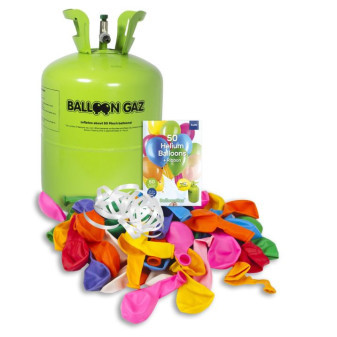 HELIUM DO BALONKŮ - BALLOONGAZ JEDN. NÁDOBA +50balónků