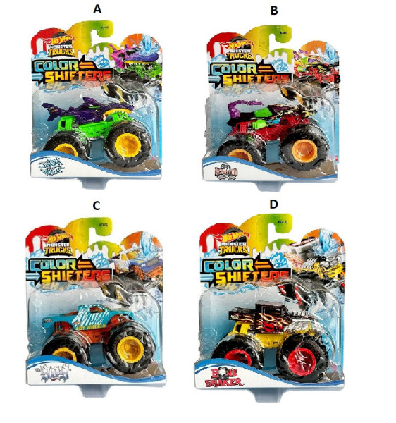 Mattel Hot Wheels Monster trucks color shifters  HGX06
