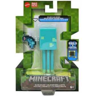 Mattel Minecraft Figurka -  Glow Squid 8 cm GTP08