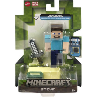 Mattel Minecraft Figurka -  Steve 8 cm GTP08